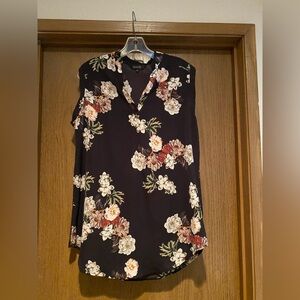 Amaryllis Black Floral Blouse